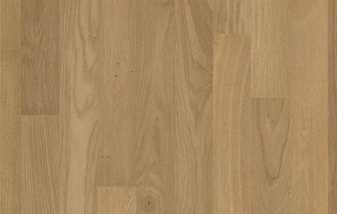 Hochwertiges Eichenparkett (geräuchert, gebürstet)